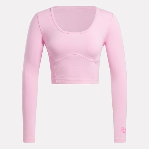 Polera Classics | Reebok X Barbie Crop Top | Mujer