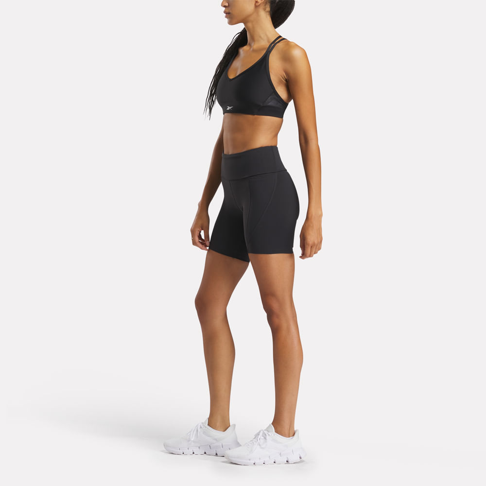  Women's Training Bib XS ブラック Pantalón Training | Lux High Rise Bike Short | Mujer - Reebok Chile