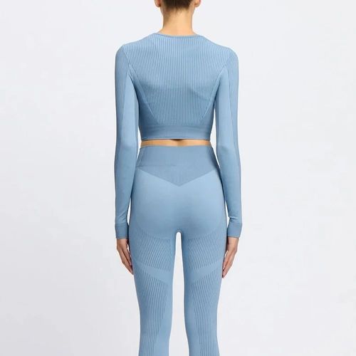 Polera Training | Rbk Lab Ls Seamless Crop | Mujer