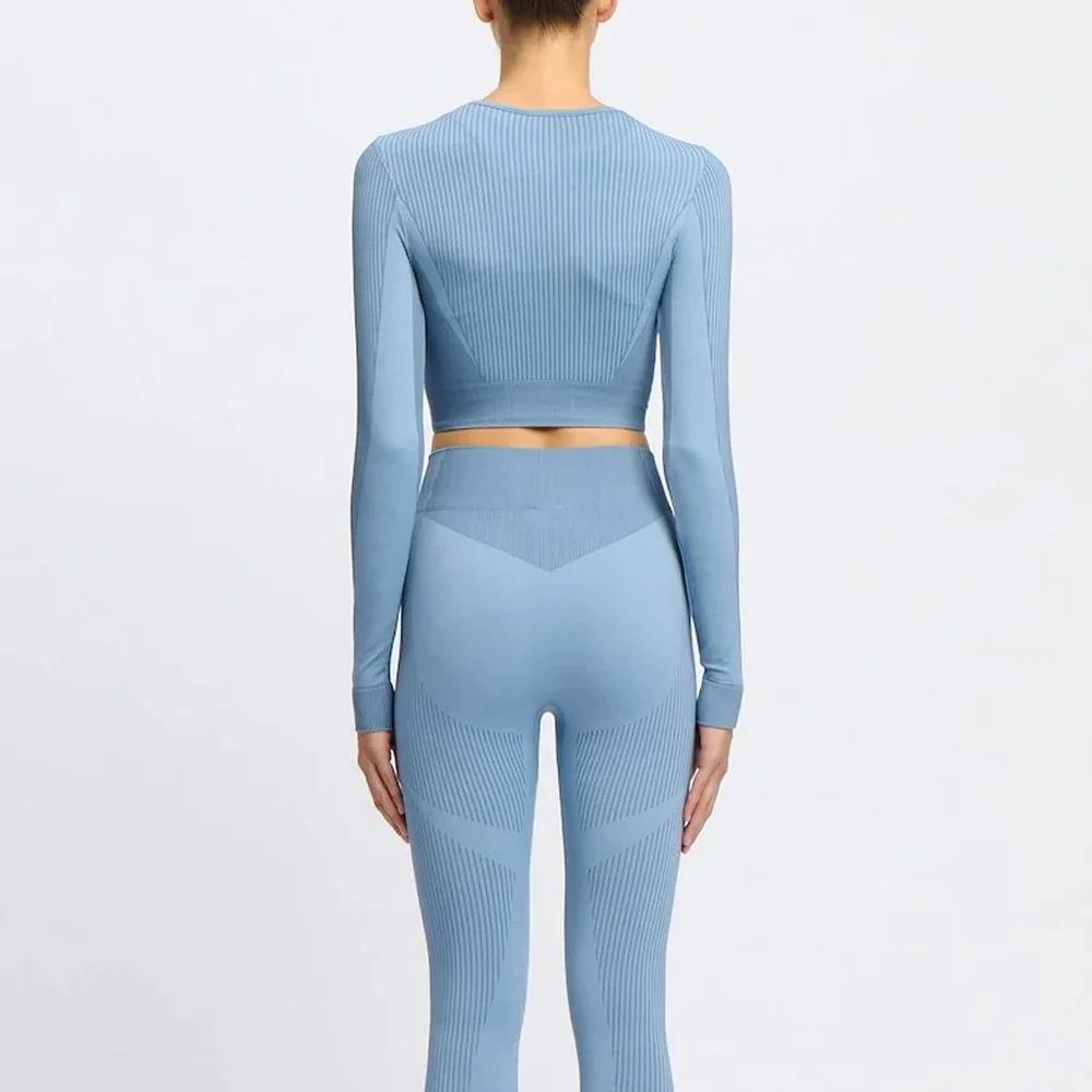 Polera Training | Rbk Lab Ls Seamless Crop | Mujer - Imagen 2