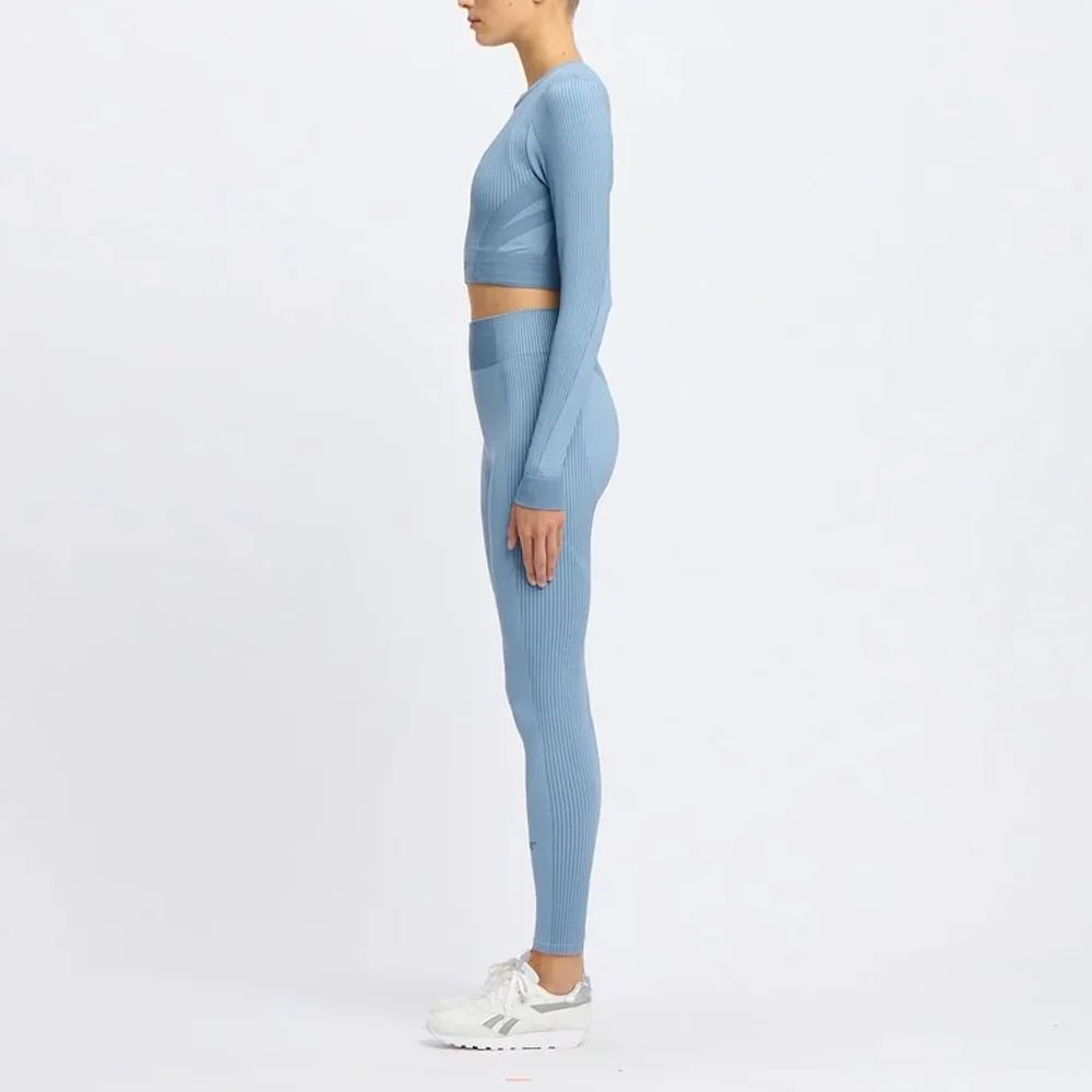 Polera Training | Rbk Lab Ls Seamless Crop | Mujer - Imagen 3