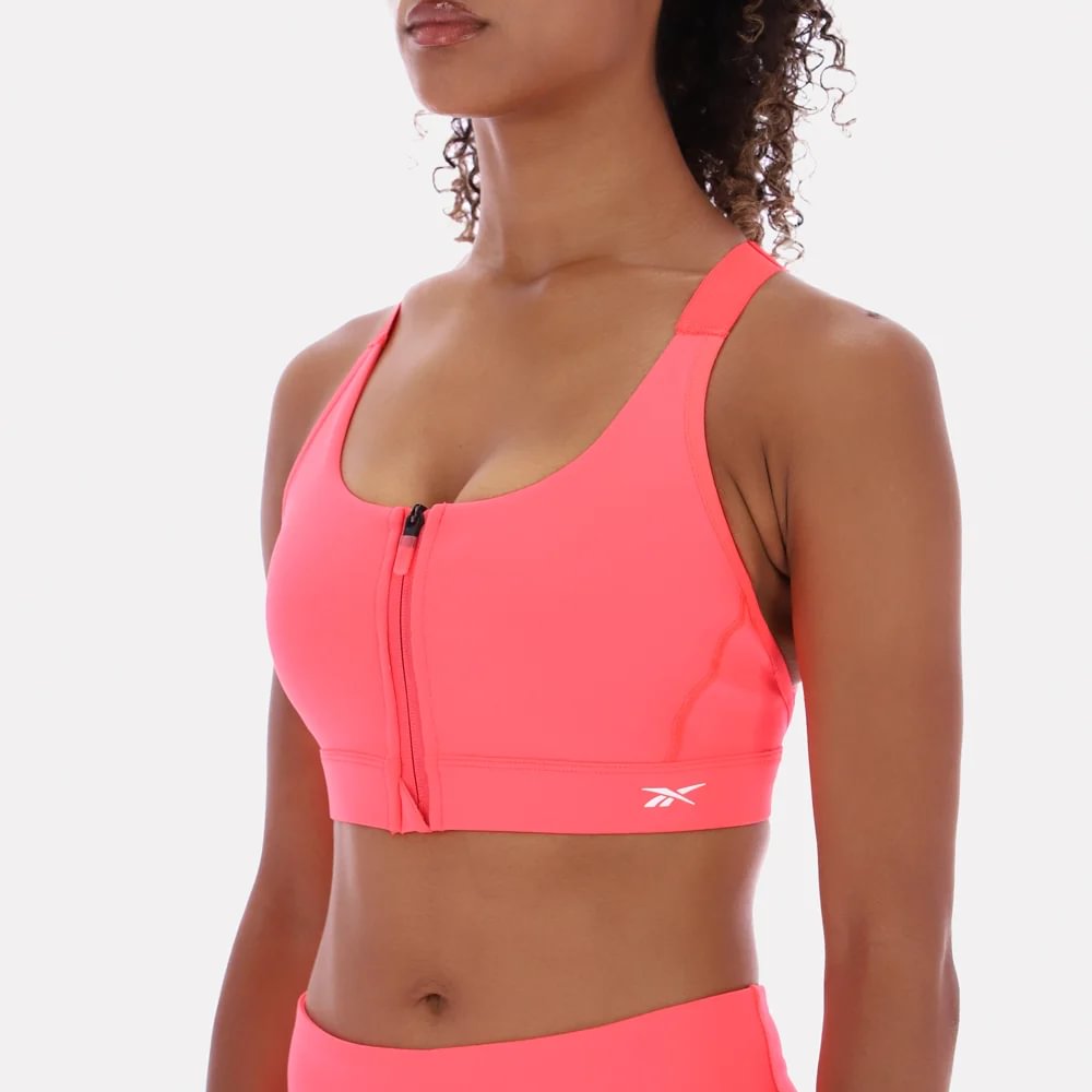 Top deportivo soporte alto Training | Lux Front-Zip High Impact Bra | Mujer - Imagen 4