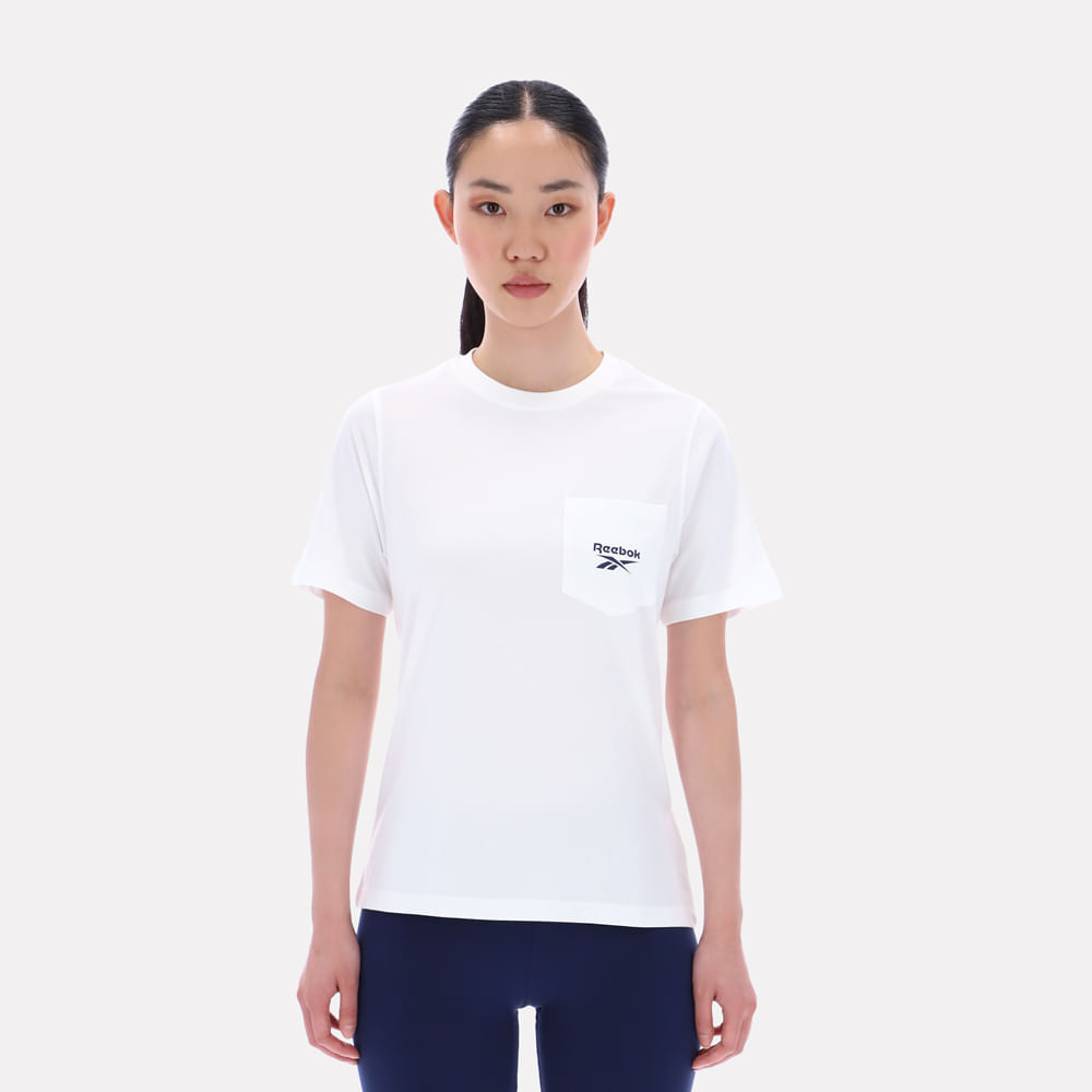 Polera manga corta Classics | Lex Small Logo Crw Ss Pocket Tee | Mujer - Imagen 1