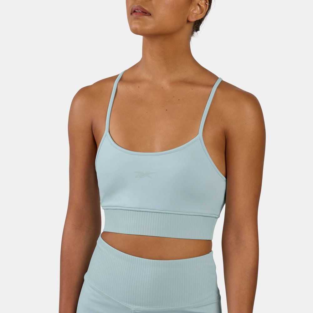 Peto deportivo Training | Lux Peached Strappy Bra | Mujer - Imagen 1