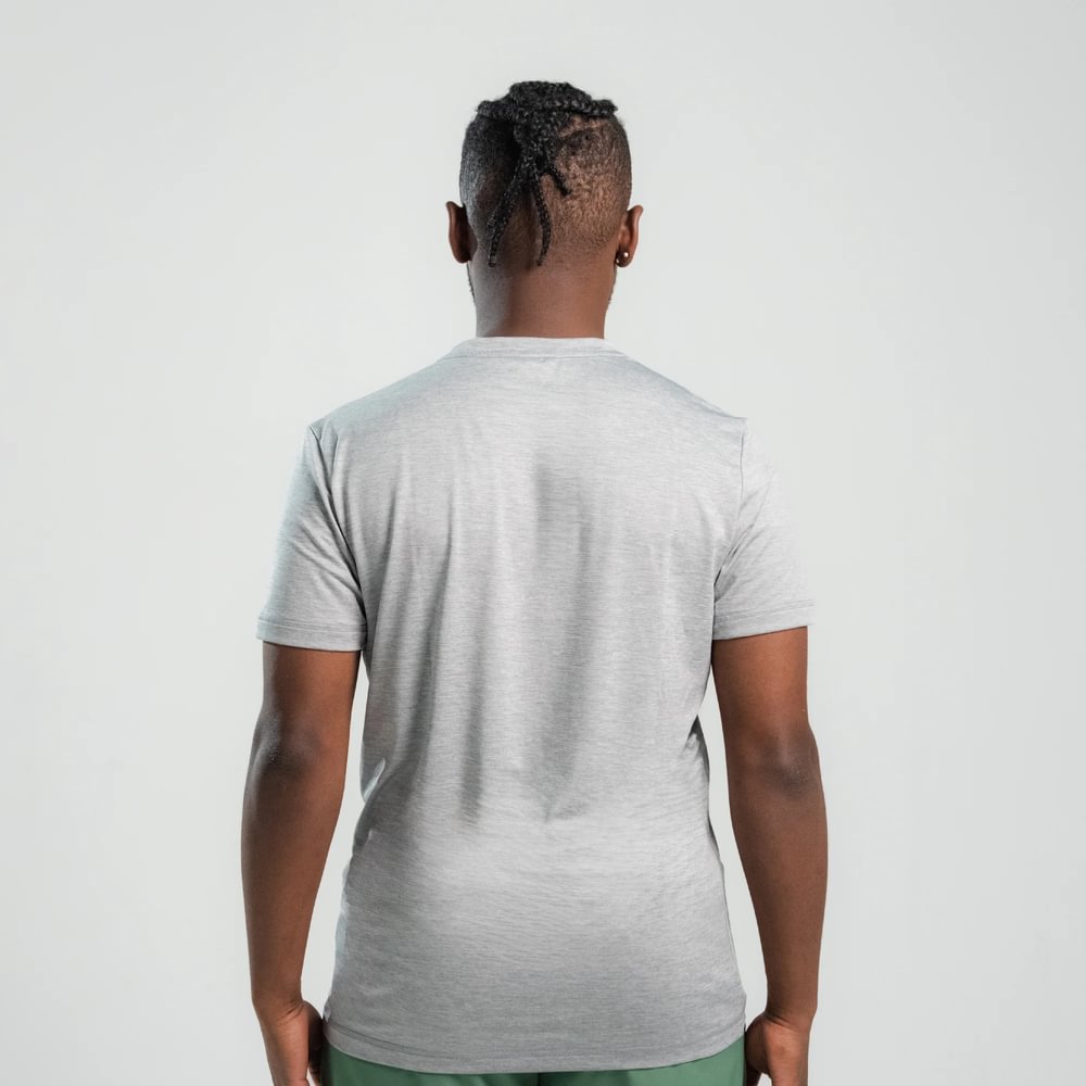 Polera manga corta Training | Id Train Melange Tech Tee | Hombre - Imagen 3