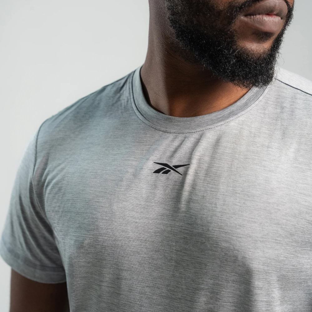 Polera manga corta Training | Id Train Melange Tech Tee | Hombre - Imagen 4