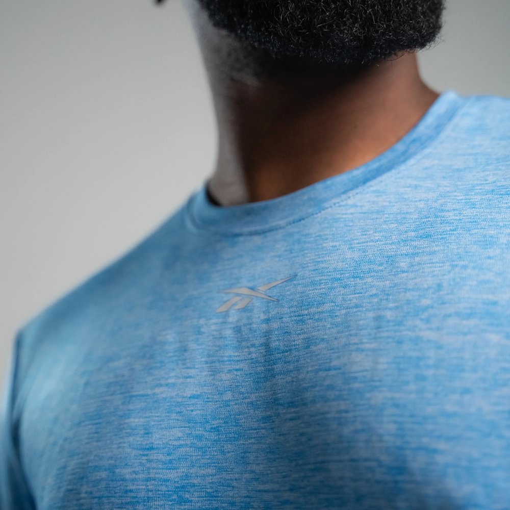 Polera manga corta Training | Id Train Melange Tech Tee | Hombre - Imagen 4